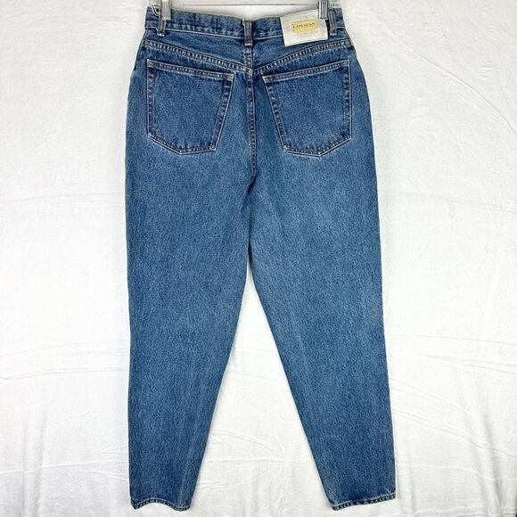 Lawman Vintage Western Tapered Leg Mom Jeans Size 4 Medium Wash Rigid Denim - Picture 2 of 7